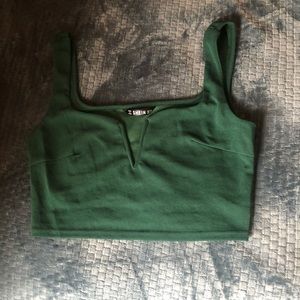 Green Crop Tank